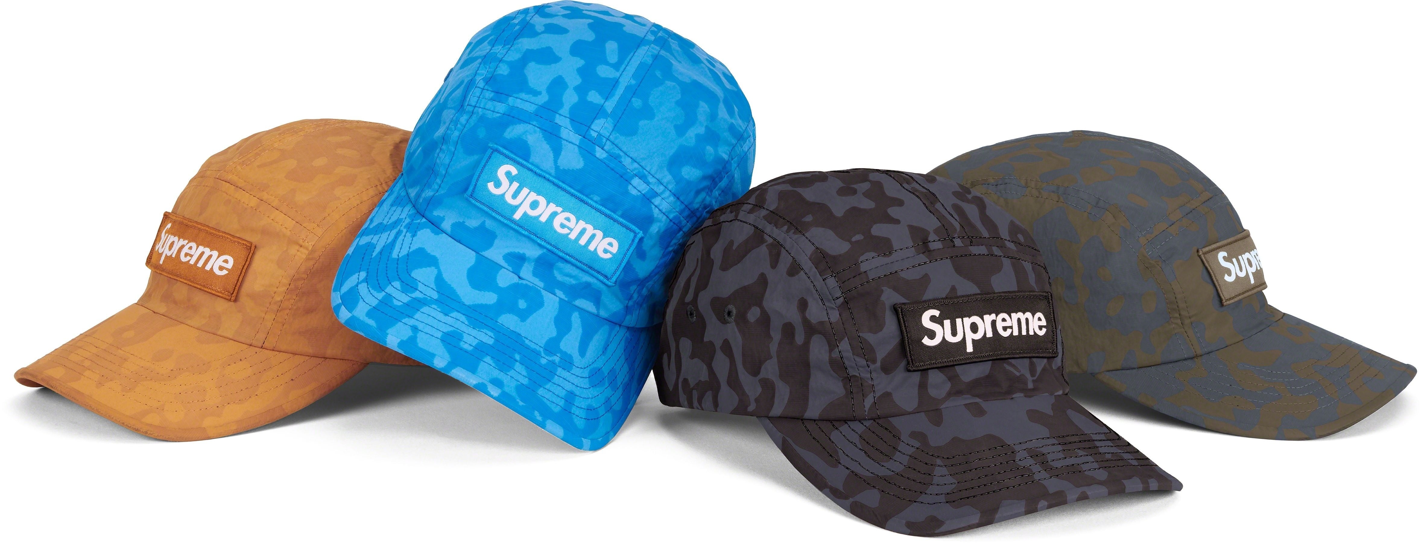 Overdyed Camo Nylon Camp Cap